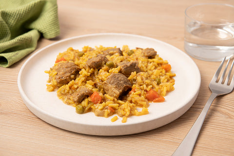 Arroz con ternera