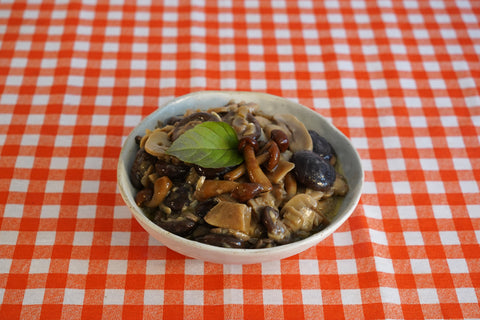 Salteado de setas al ajillo