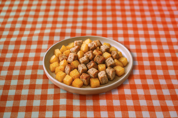 Raxo gallego con patatas