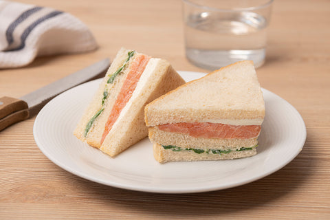 Sandwich de salmón